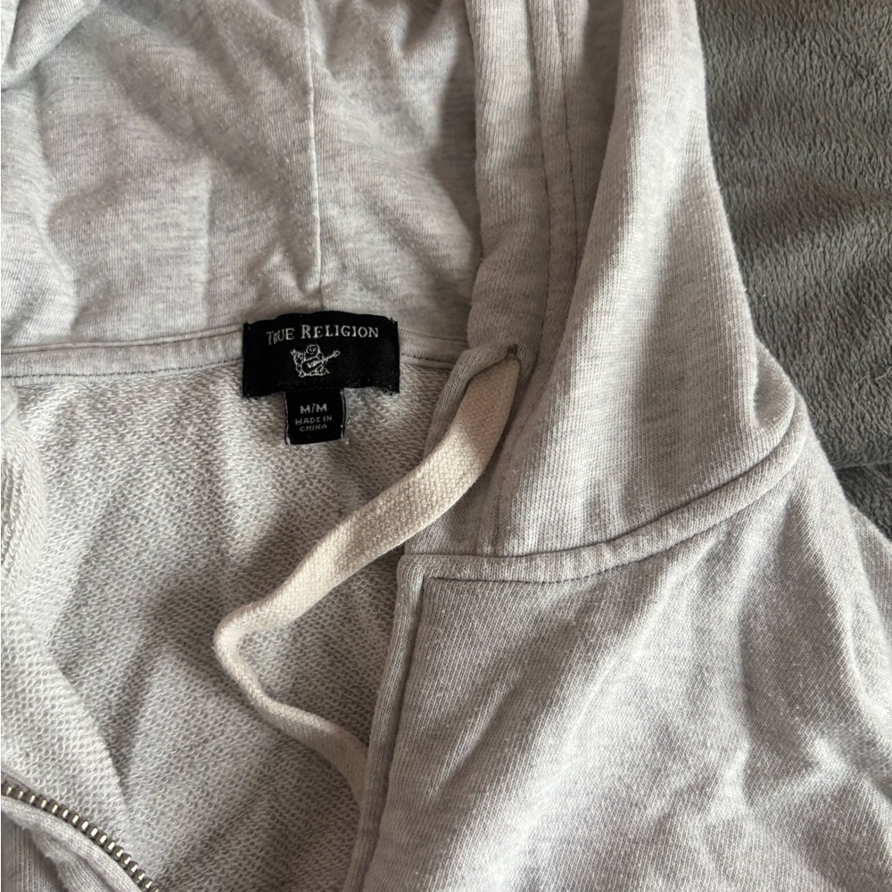 True Religion Heather Gray Hoodie